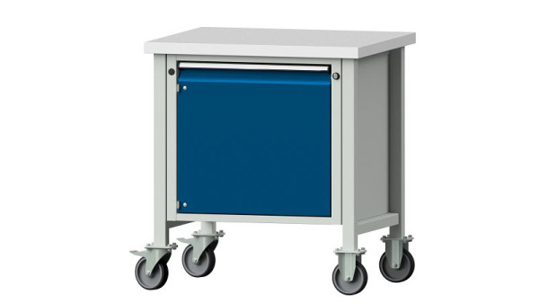 Établis ANKE établi à caissons, modèle 12 V, 800 x 700 x 890 mm, RAL 7035/5010, KSP 40 mm, 306.385