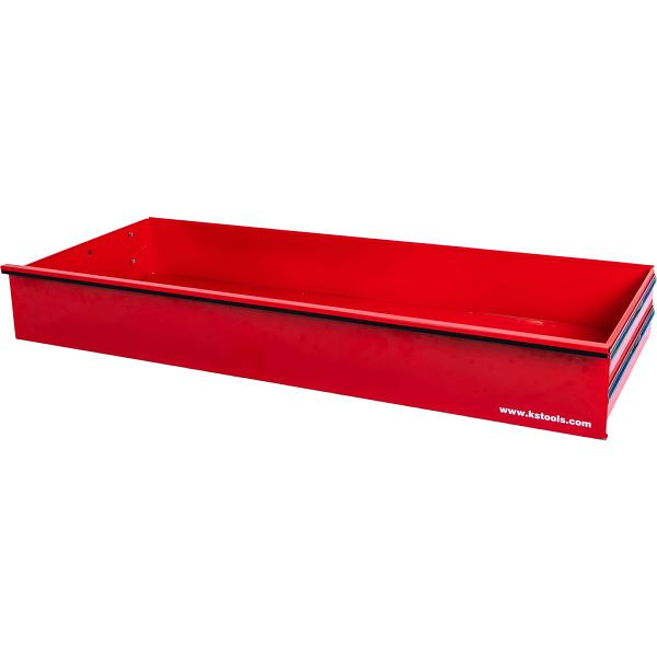 Tiroir KS Tools avec site web et guidage à billes pour chariot d'atelier P45, 1429x568x197 mm, 873.7014-R011P