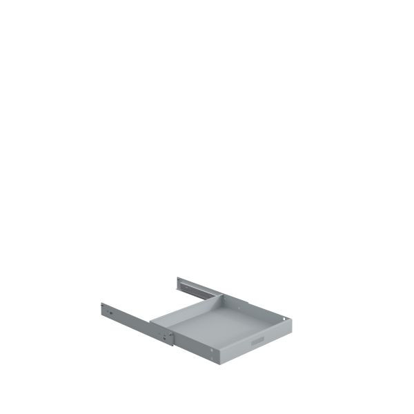 Tiroir SOFAME pour armoire informatique module info SOFAME, gris clair RAL 7035, W040010040GC