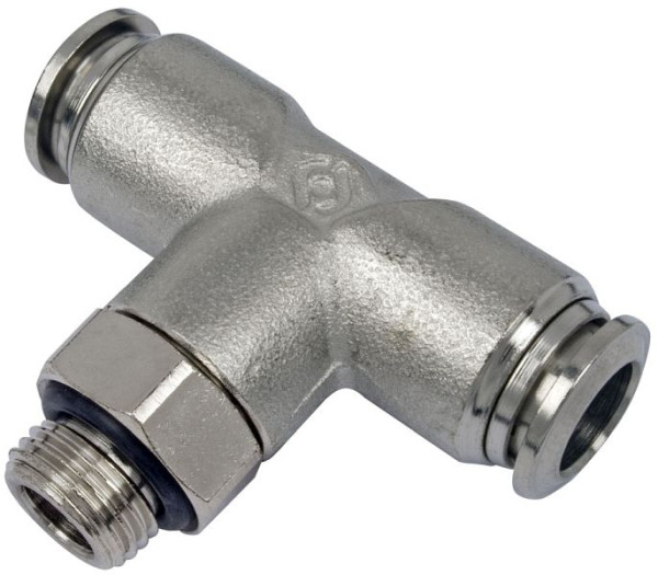 temporisateur BK-TEd-4-M5-MSv, raccord à vis en T, cylindrique, réglable sans pression, tuyau Ø : 4 mm, filetage : M5, UE : 10 pièces, 03360100