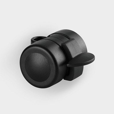 Roulette pivotante TENTE-ROLLEN avec frein, roue Ø 35 mm, capacité de charge 50 kg, hauteur 31 mm, 5925UOI035L51-10 LOW