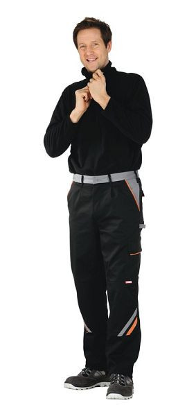 Pantalon Planam Visline, noir/orange/zinc, taille 24, 2421024