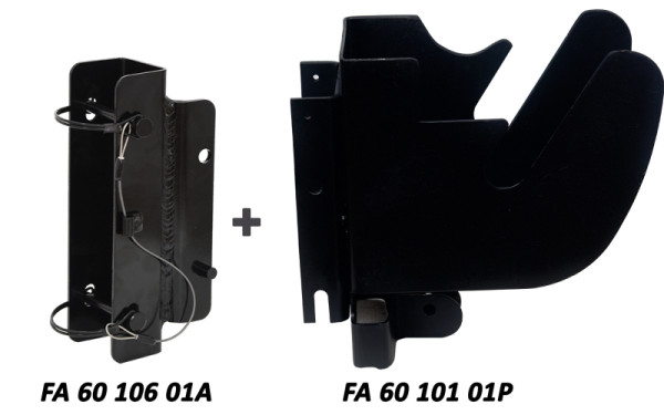 Kratos EASYSAFEWAY 2 - Kit de montage universel pour antichute avec fonction de sauvetage intégrée, FA6010601