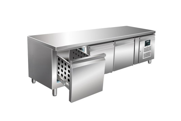 Table réfrigérante sous comptoir Saro avec tiroirs modèle UGN 3100 TN-3S, 323-3115