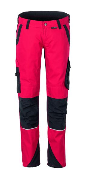 Pantalon femme Planam Norit, rouge/noir, taille 38, 6417038