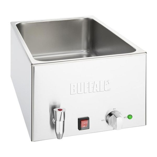 Buffalo Bain-marie avec robinet sans récipient GN 1 à 1, FT694
