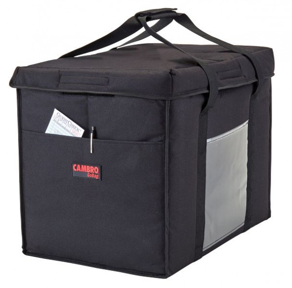 Cambro GoBag® Grand sac de livraison pliable, noir, paquet de 4, GBD211417110