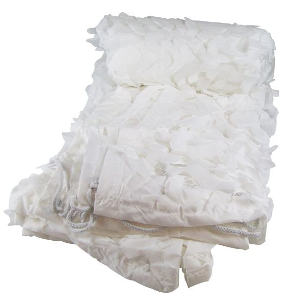 Filet de camouflage Berger & Schröter environ 2x3 m blanc, 31508