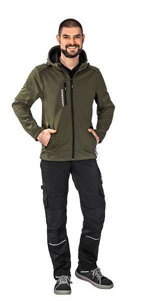 Veste softshell Planam Outdoor Hawk, olive, taille 4XL, 3358068