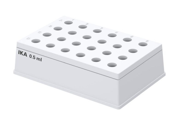 Insert IKA pour récipients de réaction de 0,5 ml, insert MATRIX 0,5 ml, 0030001157