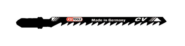 KS Tools lame de scie sauteuse coupe courbe, CV, 100 mm, 4 mm, UE: 5 pièces, 129.3105