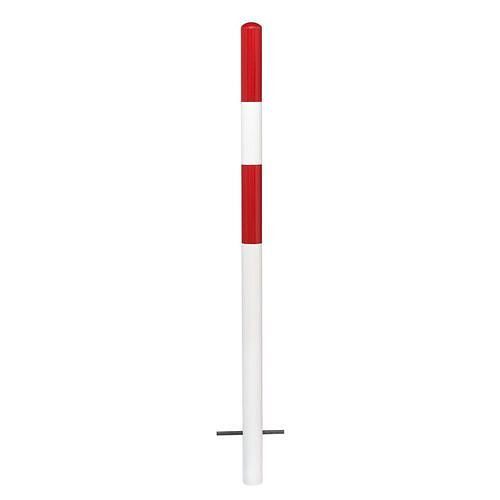 Poteau de barrière Schake en acier, plastifié, à encastrer dans le béton, hauteur hors sol 1000 mm, ∅ : 90 mm, 310829