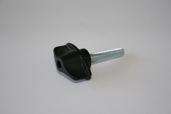 Vis ELMAG M6x30 avec poignée PVC pour pièce de serrage (butée) pour QUEEN 180, 9601238