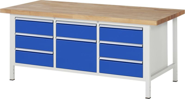 Etabli RAU série 8000 - modèle 8571, L2000 x P900 x H840-1040 mm, 13-8571A2-209B4H.11