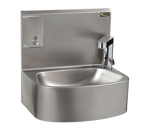 SOFINOR Lave mains électronique monobloc + distributeur de savon inox, LMAMEDX