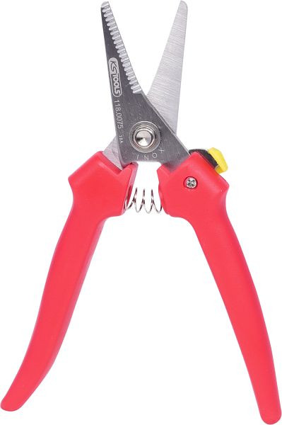 Ciseaux universels KS Tools, dentés, 145 mm, 118.0075