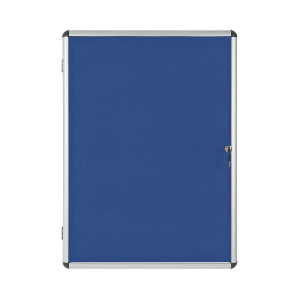 Vitrine d'intérieur Bi-Office feutre bleu 9xA4, VT630107150