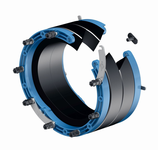 DOYMA Curaflex insert d'étanchéité Nova Uno/large/T DN 250, pour 158,0 mm à 161,0 mm HK / EPDM, 188716025040