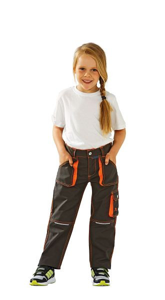 Pantalon Planam Basalt Neon Junior, olive/orange, taille 158/164, 6112158