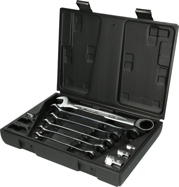 KS Tools GEARplus jeu de clés mixtes à cliquet, 10 pièces, 503.4260