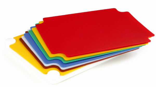 Ensemble de planches à découper Schneider HACCP, 400x300x38 mm, 228330