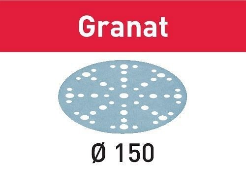 Festool Schleifscheibe STF D150/48 P180 GR/100 Granat, VE: 100 Stück, 575166