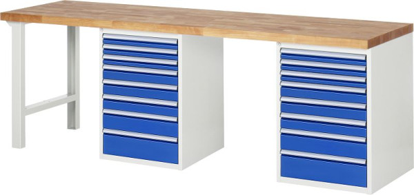 Etabli RAU série 7000 - modèle 7519-8, L2500 x P700 x H890 mm, 13-7519A8-257B4M.11