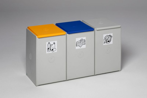 Bidon plastique VAR 60 L, 3 voies, sans couvercle, 3812