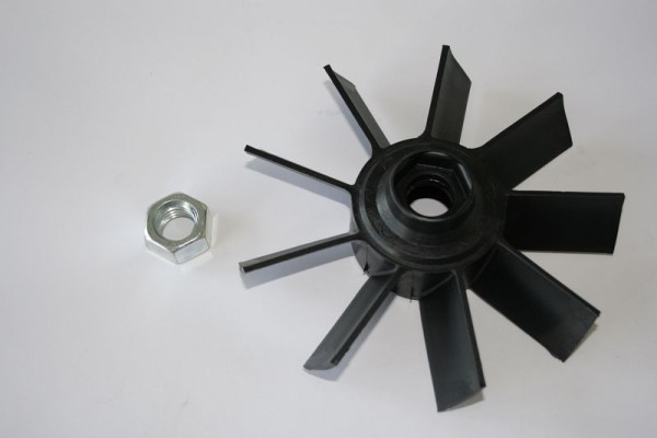 Pales de ventilateur ELMAG en PVC avec écrou (No. E47+E20) pour modèle SUPER-FOX 3, 9201207