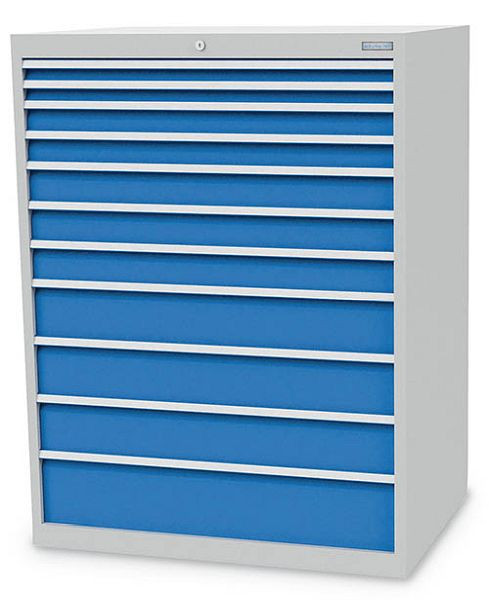Armoire à tiroirs Bedrunka+Hirth, profondeur 736 mm, R 36-24, 1005 x 736 x 1319 mm, hauteur des panneaux en mm : 2x50, 2x75, 3x100, 3x150, 1x200, 113/22331V10