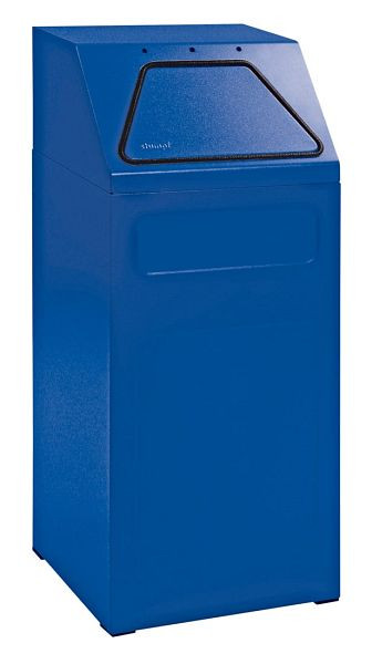 tri des déchets contondants 65, RAL 5010/5010, conteneur intérieur galvanisé, 65 litres, 5401004
