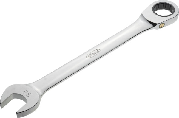 Clé mixte à cliquet VIGOR, longue, profil à six pans extérieurs, profil à double six pans extérieur, 32 mm, V4966