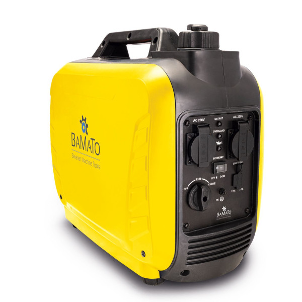 Groupe électrogène à onduleur BAMATO, onduleur, 2000 watts, 2x230 V, 2xUSB, BGE-2000I