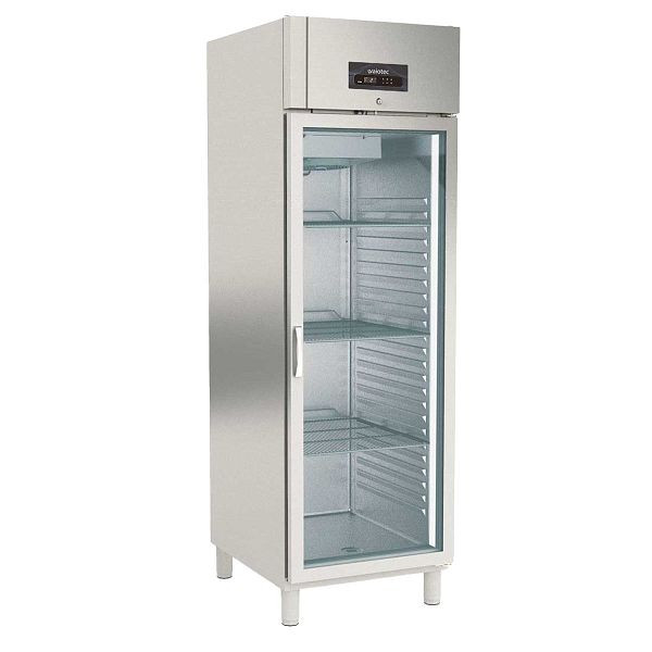 Réfrigérateur Vaiotec TOPLINE 700 / 1 porte GN 2/1 - verre, volume brut 645 litres, 66x85x211,5 cm, 10283