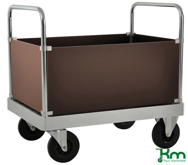 Chariot à bagages Kongamek, 2 roues avec freins, 900x600x960 mm, KM135-1B