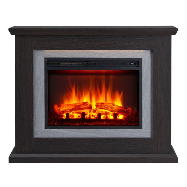 Cheminée électrique BALDERIA Charon, 2000 W, marron foncé, EF378A-MT378A-EO