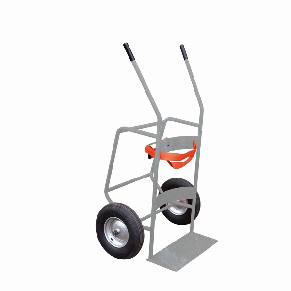 Wagon à tambour industriel Eichinger avec pneus gonflés à l'air, galvanisé à chaud, 22420000002000