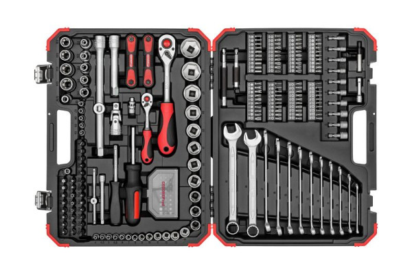 GEDORE jeu de clés à douilles rouges 1/4"+1/2" 232 pièces, 3300185