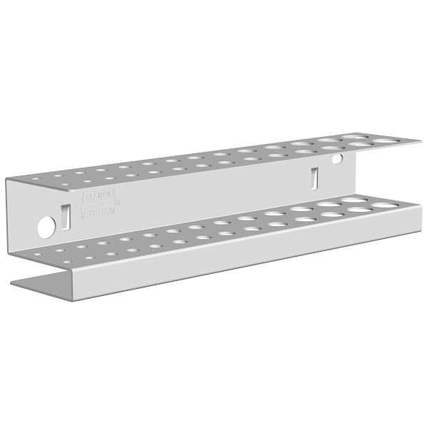 Element System BOHRERLEISTE, EN VRAC, 188X40X40 mm, BLANC, UE: 10 pièces, 11413-00000