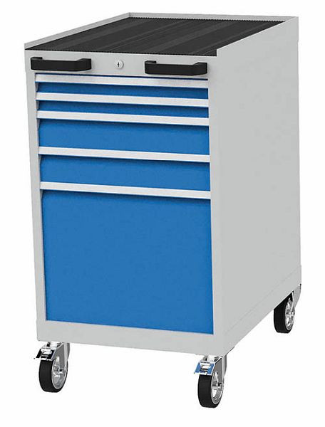 Chariot d'atelier CNC Bedrunka+Hirth, R 18-24, nombre de tiroirs : 5 Dimensions en mm (LxPxH) : 555 x 736 x 991, 02.580.05V