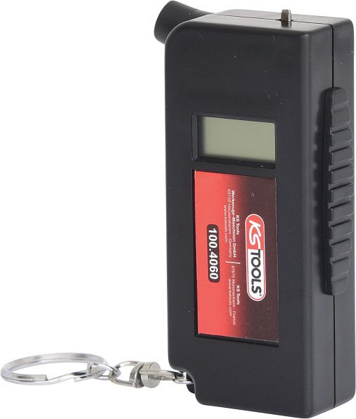 KS Tools Jauge numérique de pression des pneus et de profondeur de bande de roulement, 100.4060