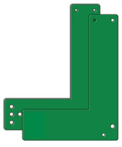 Plaques de montage DENIOS pour portes à cadre en verre, longueur 20,5 cm, inviolables, avec trous, 209-392