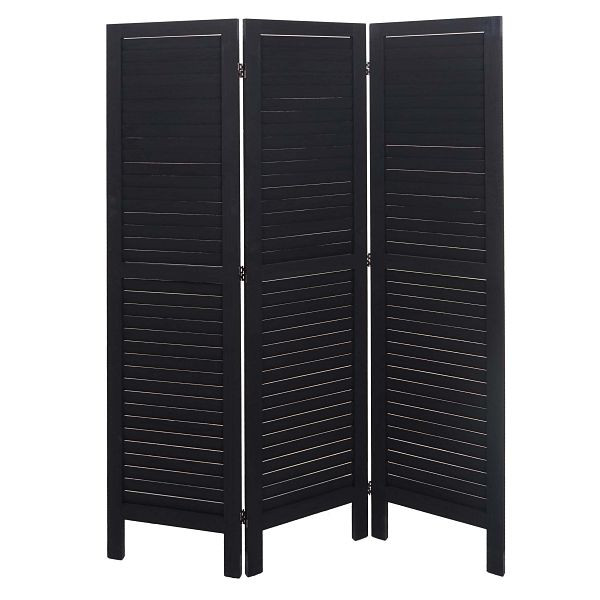 Mendler Paravent HWC-G30, écran de séparation, séparateur de pièce, aspect minable 170x120cm, anthracite, 67521