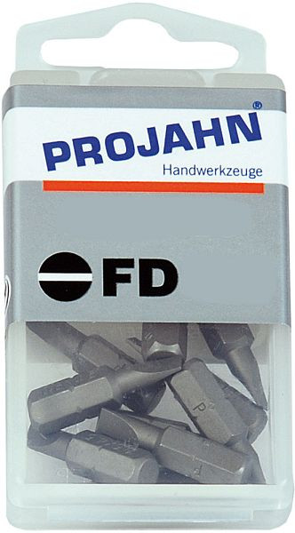 Embout Projahn 1/4" L25 mm fente 8,0 x 1,6 mm lot de 10, 2726-10