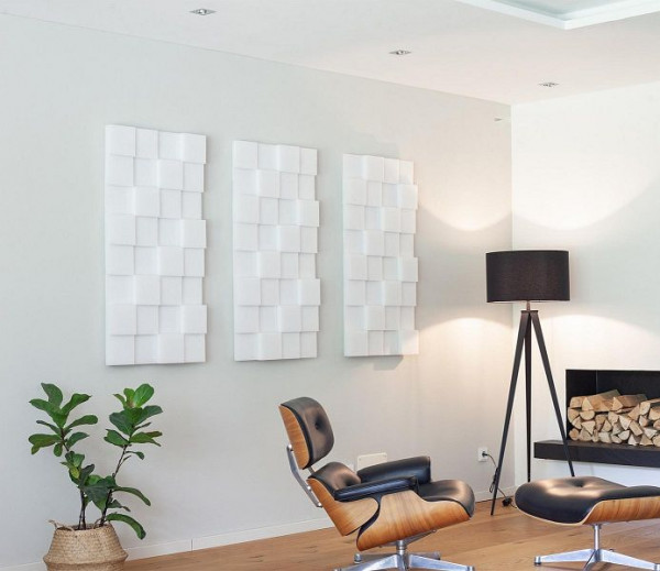 Absorbeur sonore tridimensionnel Silenti "Cube Level M", blanc, 92742515034