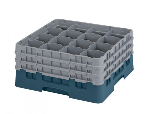 Panier de lavage Cambro 16 compartiments Camrack® hauteur: 19 cm turquoise, SU: 3 pièces, 16S738414
