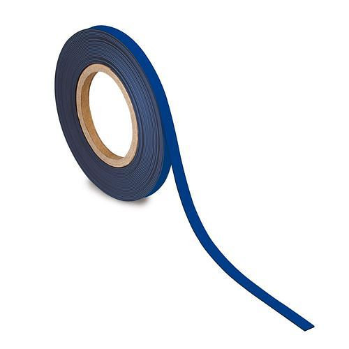 Ruban de marquage magnétique MAUL, 10 mx 10 mm x 1 mm, bleu, 307924