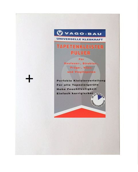 VaGo-Tools peinture non-tissé non-tissé lisse non-tissé papier peint 150g/m² 4 rouleaux avec adhésif, PU: 75m², 999010x4+999020x4_tv