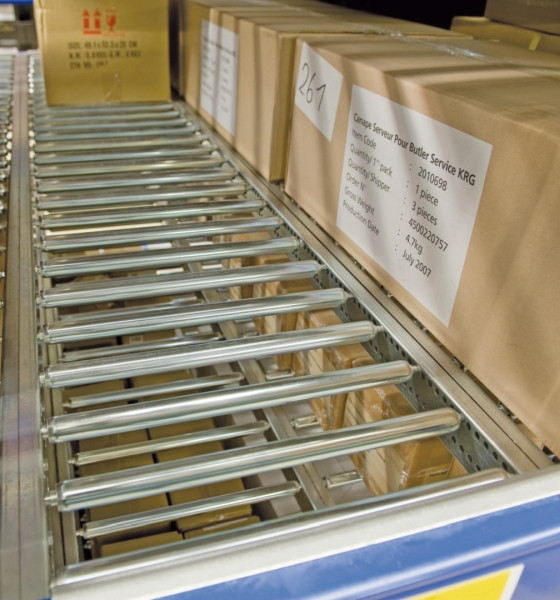 Jeu de segments de convoyeur à rouleaux de niveau de compartiment BITO 2700x2450 6RBS galvanisé, 28409
