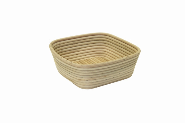 Moule à pain / panier de fermentation Schneider carré, 220 x 220 mm, hauteur : 80 mm, 201852
